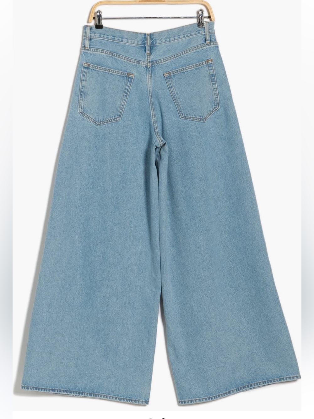 Frame The Drape High Waist Wide Leg Jeans in Sweetheart - Picture 4 of 13